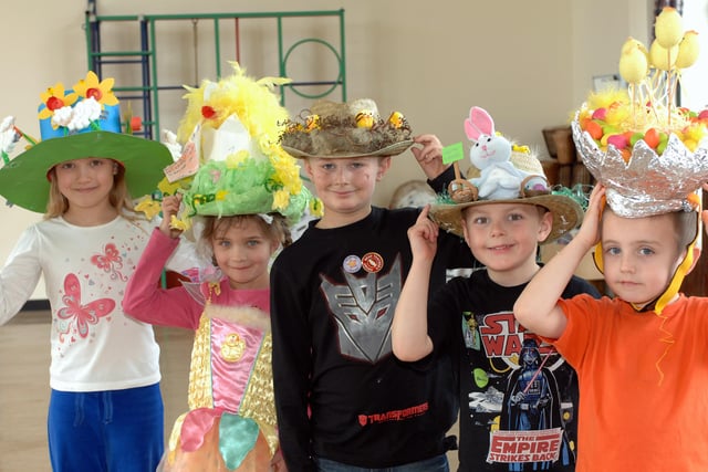 Easter Bonnets at Field Place First School. Picture: Malcolm McCluskey W14084H10