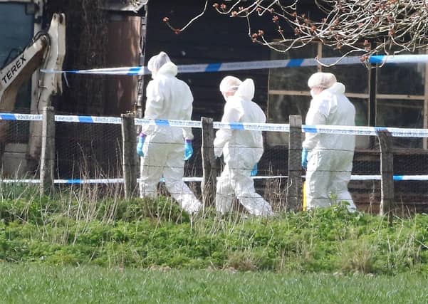 Forensics at the scene