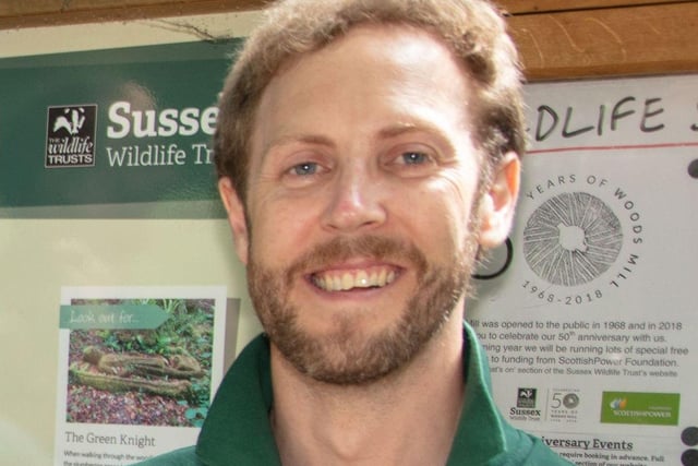 James Duncan, learning and engagement officer at Sussex Wildlife Trust