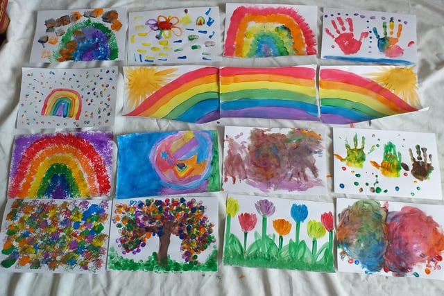 These were created by Bonnie Wright, 8, and Bella Wright, 5 who attend Buckminster School PHOTO: Supplied