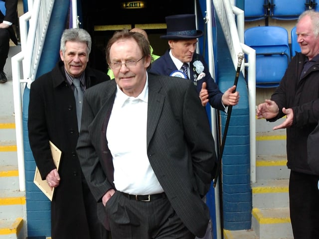 It’s a select club of two players who can boast of scoring 100 Football League goals for Posh. Jim Hall (pictured) is the club’s all-time top scorer with 122 goals followed by Tommy Robson with 111.