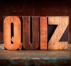 It's quiz time!
