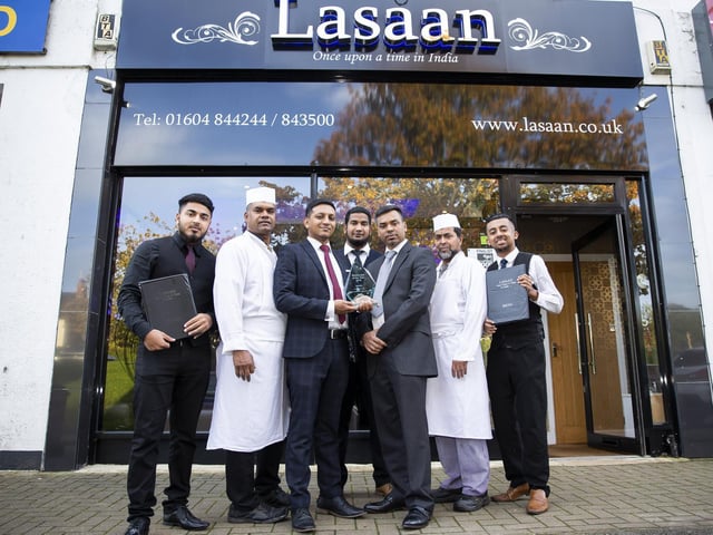 The Chron's curry house of the year, Lasaan, is only doing takeaways by collection or delivery from 5-11pm, with contactless payment encouraged. Call 01604 844244 for more information.