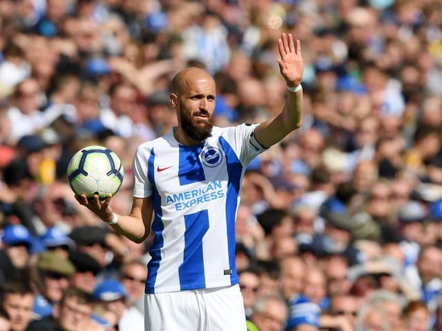 One of the most popular players to ever wear the stripes. Signed from Valencia in June 2012 and became a model of consistency over subsequent campaigns in the Championship and Premier League. Retired at the end of the 2018/19 and now has a vital role in Graham Potters backroom team.