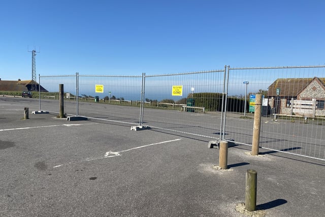 Beachy Head car park closed