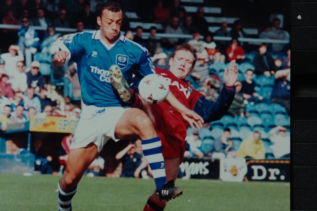 Posh years 1996-99. Appearances 54. Goals 0.