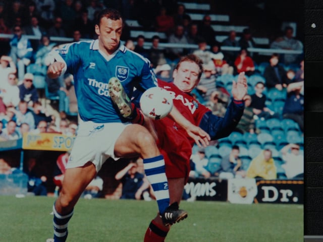 Posh years 1996-99. Appearances 54. Goals 0.