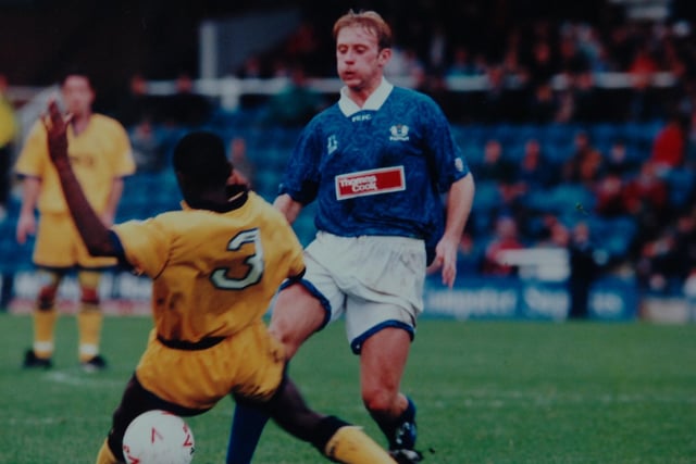 Posh years: 1993-95. Appearances 58. Goals 6.
