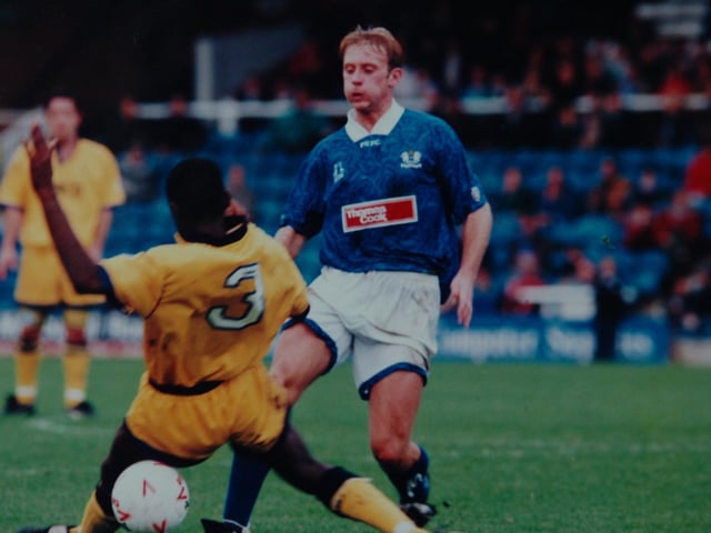 Posh years: 1993-95. Appearances 58. Goals 6.