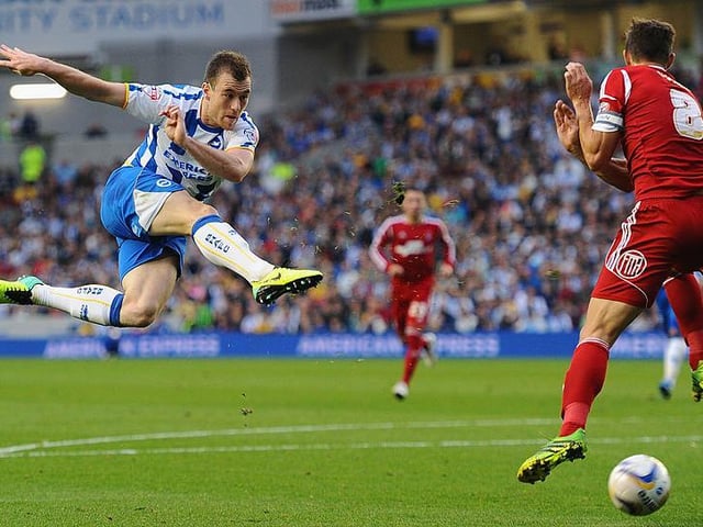 Signed from Plymouth for 423K in July 2010. Appearances 141. Goals 42