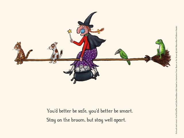 Room on the Broom. Copyright: Axel Scheffler and Julia Donaldson 2020