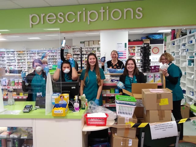 Staff at Paydens Pharmacy in Broadwater