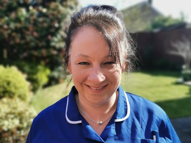 One of the care and support workers at Caremark in Horsham