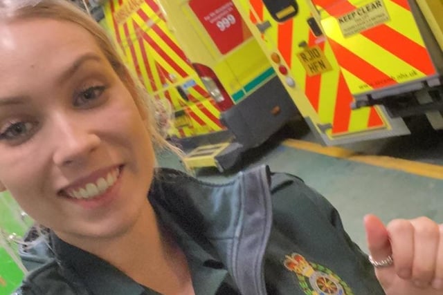 Daisy Heselden who works for the South East Coast Ambulance Service