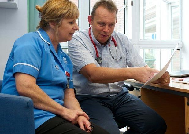 Staff at St Wilfrid's Hospice