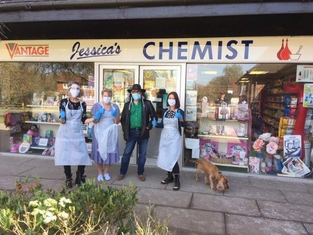 Staff at Jessica's Pharmacy Burgess Hil SUS-200704-135051001