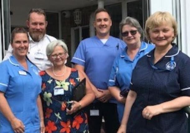 Staff at St Wilfrid's Hospice