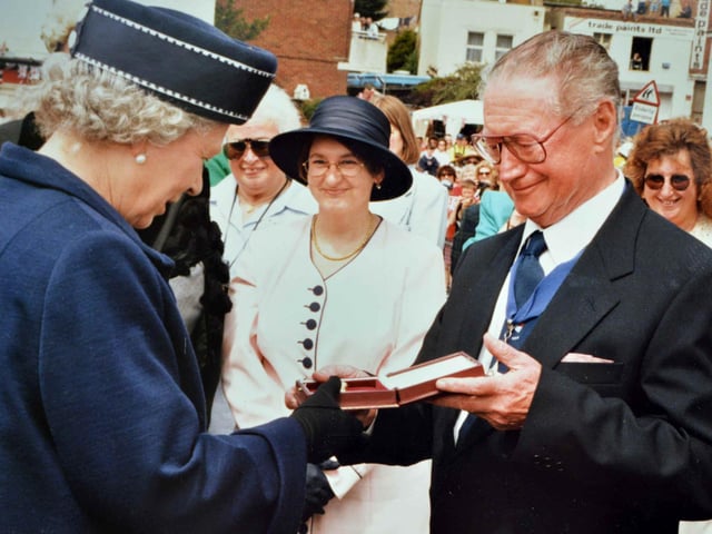 The Queen visits Hastings June 1997.