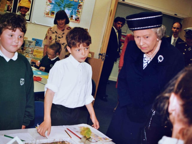 The Queen visits Hastings June 1997.