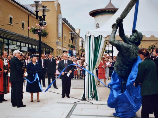 The Queen visits Hastings June 1997.