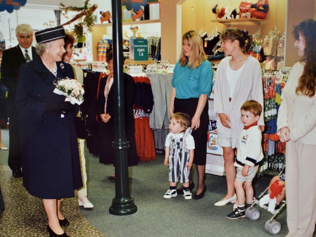 The Queen visits Hastings June 1997.