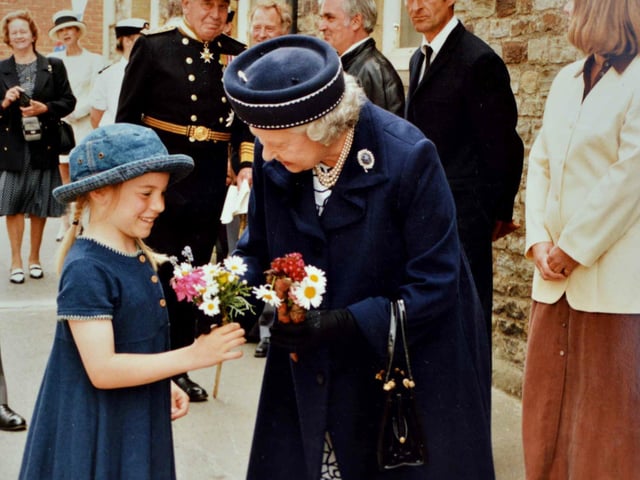 The Queen visits Hastings June 1997.