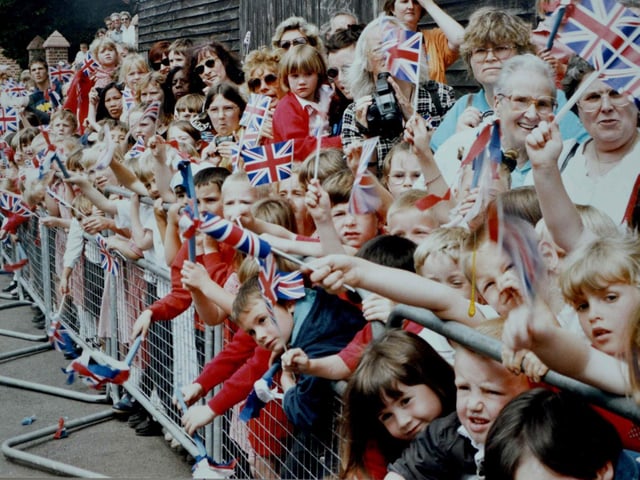 The Queen visits Hastings June 1997.