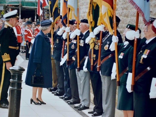 The Queen visits Hastings June 1997.