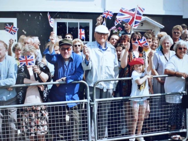 The Queen visits Hastings June 1997.