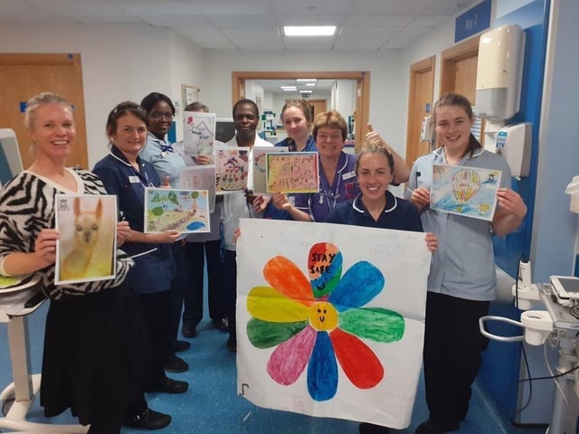 Copthorne ward staff at East Surrey Hospital
