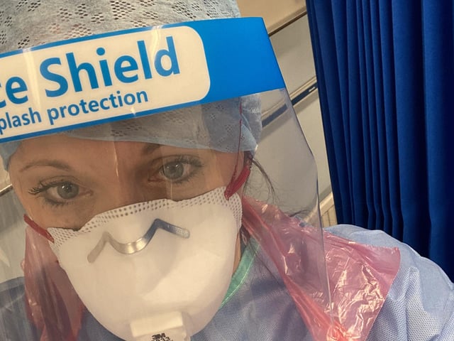 Gemma Hayes is frontline worker at Hastings Conquest hospital