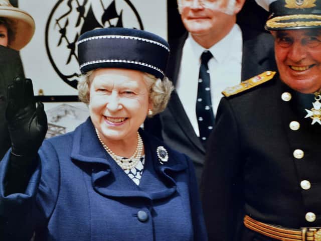 The Queen visits Hastings June 1997.