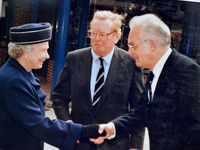 The Queen visits Hastings June 1997.