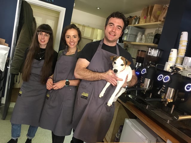 The roasters at Yellow Bourbon can't serve coffee at their cafe at the moment, but the team is still hard at work in the kitchen. Visit their Facebook page for more information at: https://www.facebook.com/yellow.bourbon/