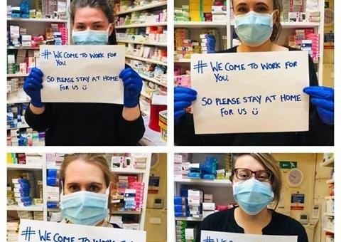 Dispensing team at Lloyds pharmacy in Polegate