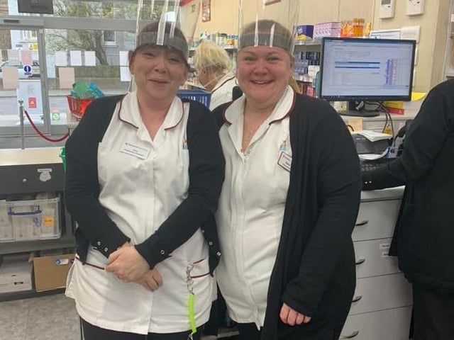 Julie Potts and Claire Brickley of Kamsons Pharmacy