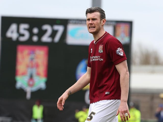 Cobblers' stalwart at the back started every single league game from mid-October onwards and played his part when promotion was sealed against Bristol Rovers.