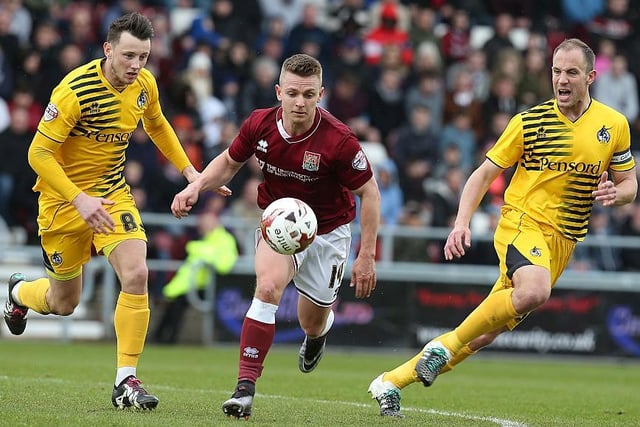 First start since January and made the most of it with a back post finish that doubled the lead just four minutes into the second-half. Although Cobblers couldn't hold on for victory, it was enough to get over the promotion line.