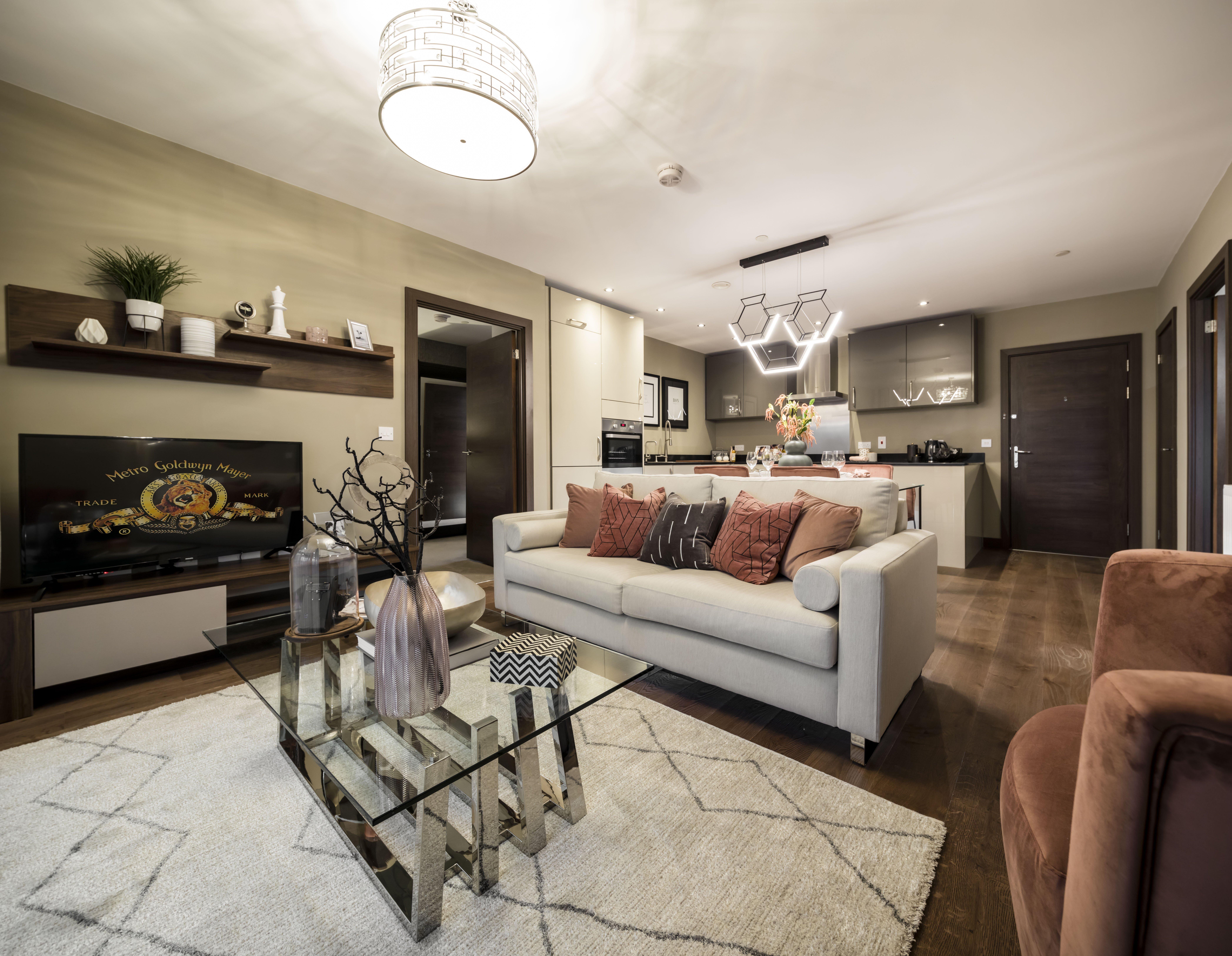A show home at Fletton Quays