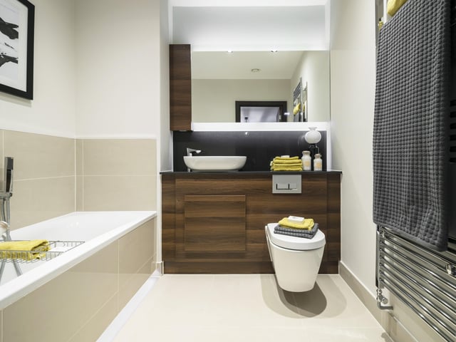 A show home at Fletton Quays