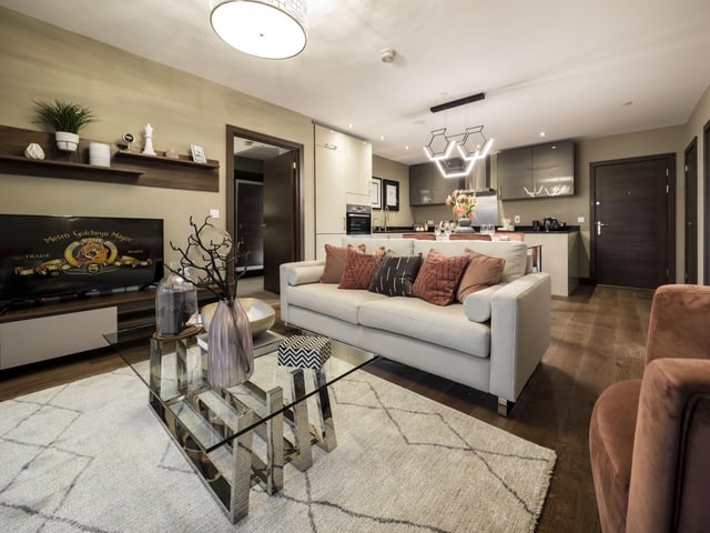 A show home at Fletton Quays