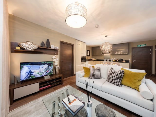 A show home at Fletton Quays