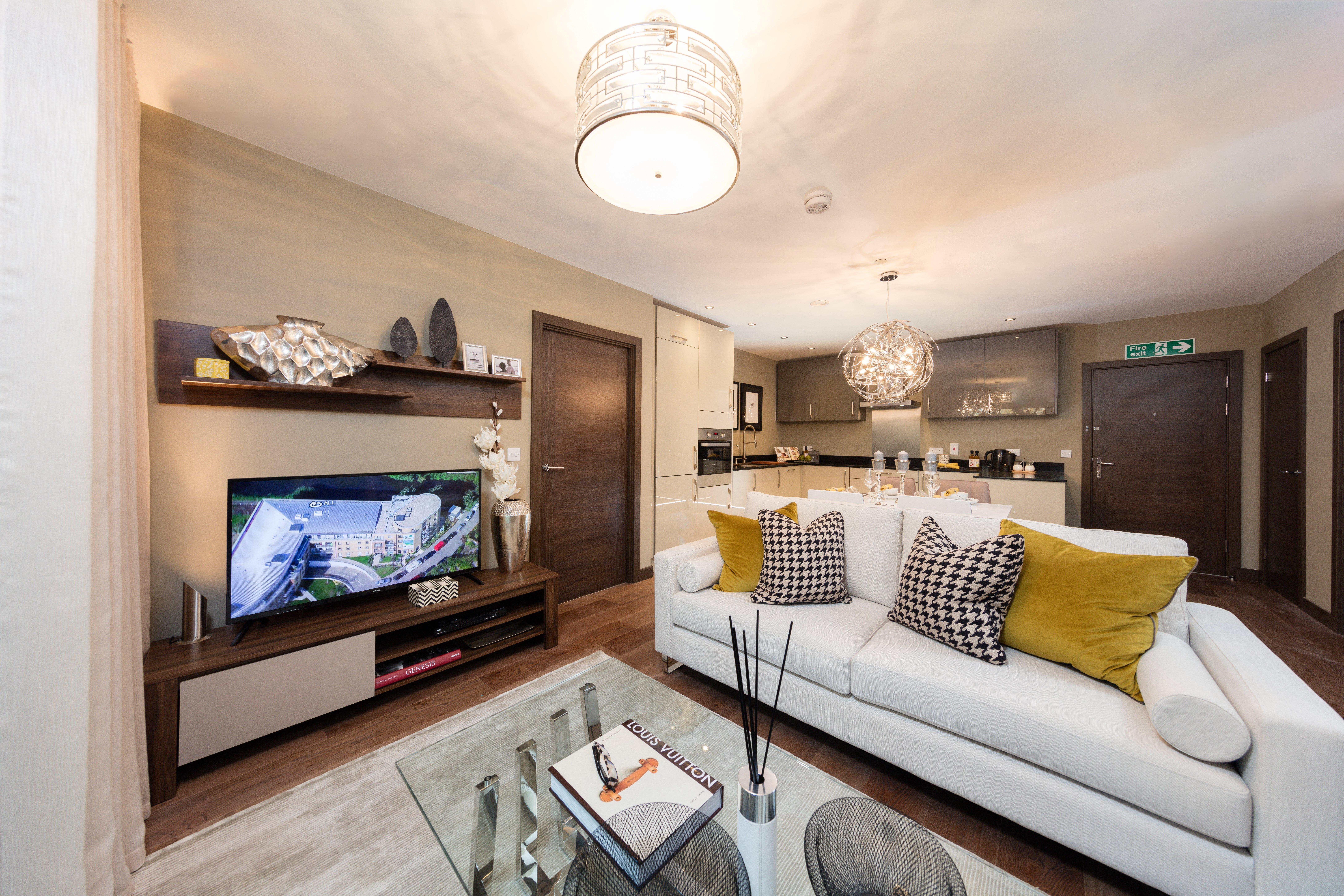 A show home at Fletton Quays