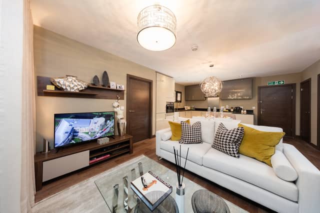 A show home at Fletton Quays