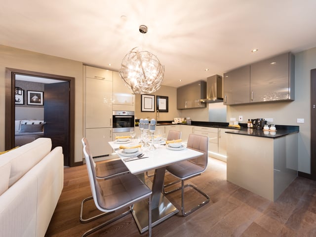 A show home at Fletton Quays