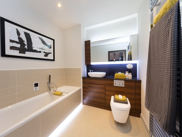 A show home at Fletton Quays