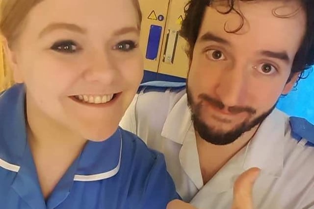 Danielle Cooper and Carlos Baneira Yez, ICU at Kettering General Hospital