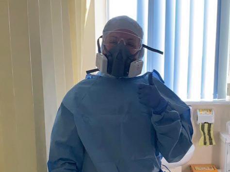 Lauren Garrett, from Kettering, works in ICU at NGH