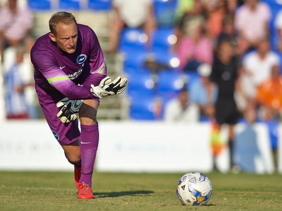 The 40-year-old is the goalkeeping coach with Brighton.