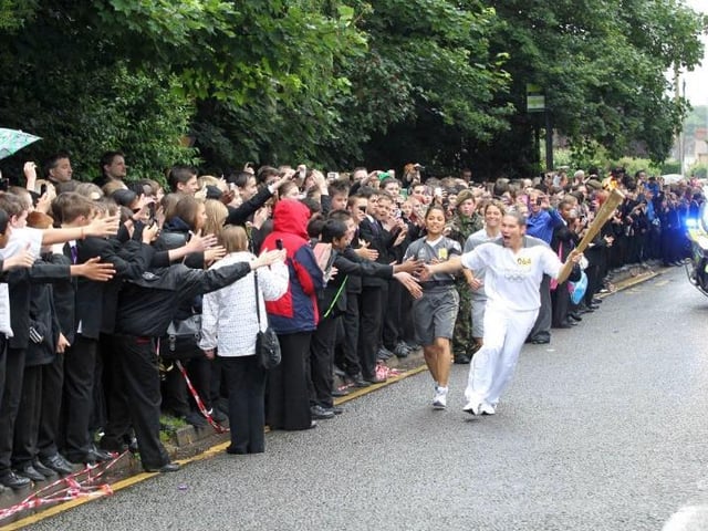 Ruth Gillett gets school children involved in the action